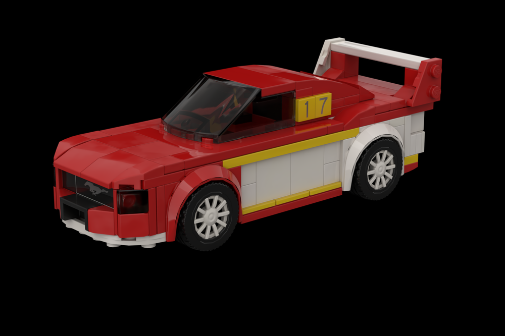 Lego custom V8 car