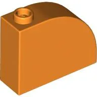 Brick Curved 1 x 3 x 2 / Orange
