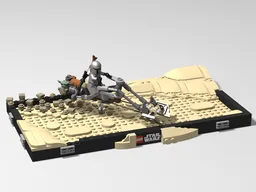 Mandalorian Speeder Diorama