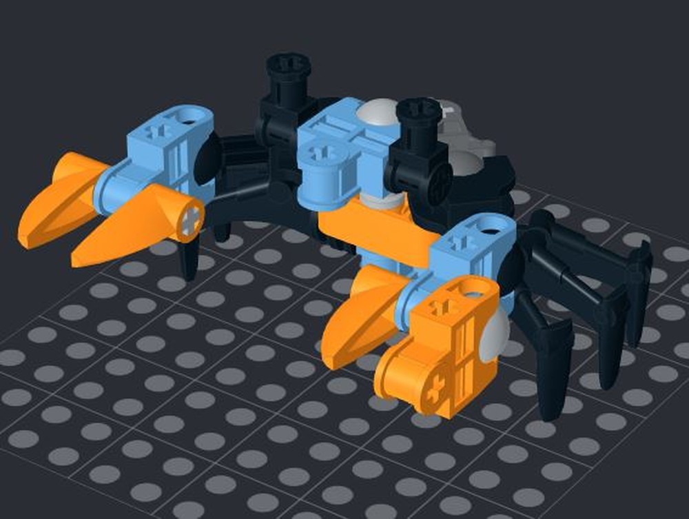 Lego Minecraft Crab, but Bionicle!