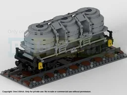 8W Cement / Powder Silo Wagon
