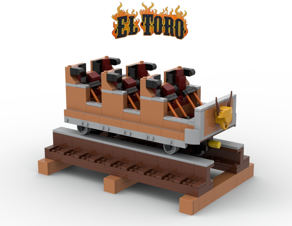 Lego Roller coaster - EL TORO - Six Flags Great Adventure