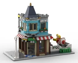 Townhouse Toy Store with Courtyard