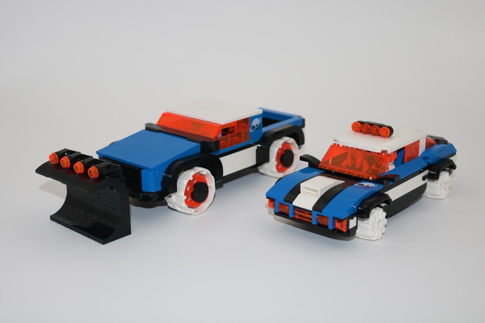 Lego Snow Shredder and Ice Rally Racer