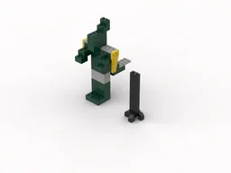 Simple Dragonzord and power staff handle