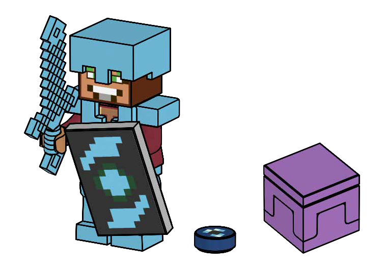 Lego Hero and Shulker