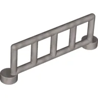 Duplo Fence / Rail 1 x 6 with 5 Rails / Pearl Light Gray