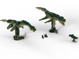Mosasaurus and plesiosaurus from 31151