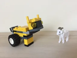 Wheeled cow