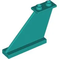 Wing, Tail 4 x 1 x 3 / Dark Turquoise