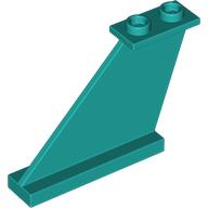 Lego Wing, Tail 4 x 1 x 3 / Dark Turquoise