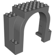 Lego Duplo Arch 4 x 10 x 7 / Dark Bluish Gray
