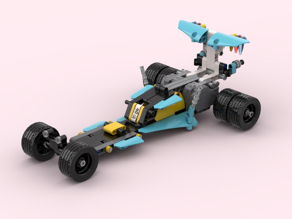 Lego Hybrid Drag Racer