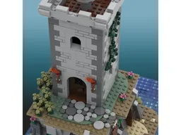 Medieval island lighthouse