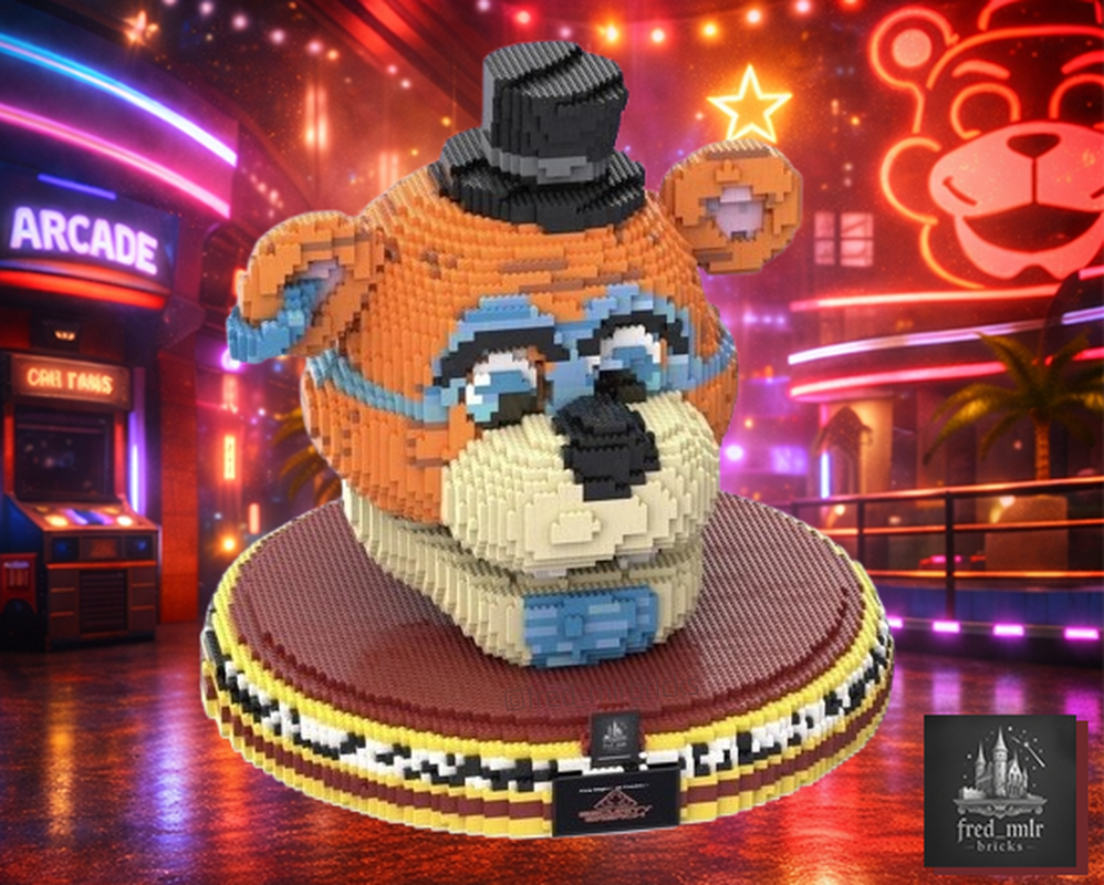 Lego Freddy Fazbear – Grand Glamrock Collector Bust