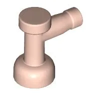 Tap 1 x 1 with Hole in Spout / Light Salmon