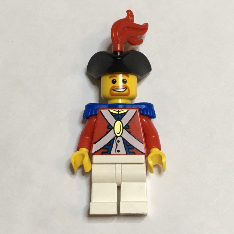 Lego Soldier (Imperial Soldier II) - Brown Beard, Red Plume