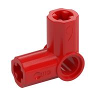 Lego Technic Axle and Pin Connector Angled #6 - 90° / Red
