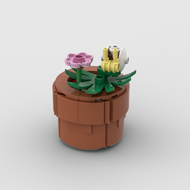 Lego Tiny Potted Snail Plant