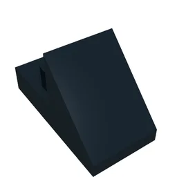 Brick Sloped 45° 2 x 1 with 2/3 Cutout [Original Version] / Black