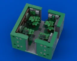 Courtyard from Blue Prince