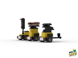 Road sign trailer