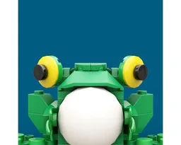 Crazy-Eyed Frog - with interchangeable hats