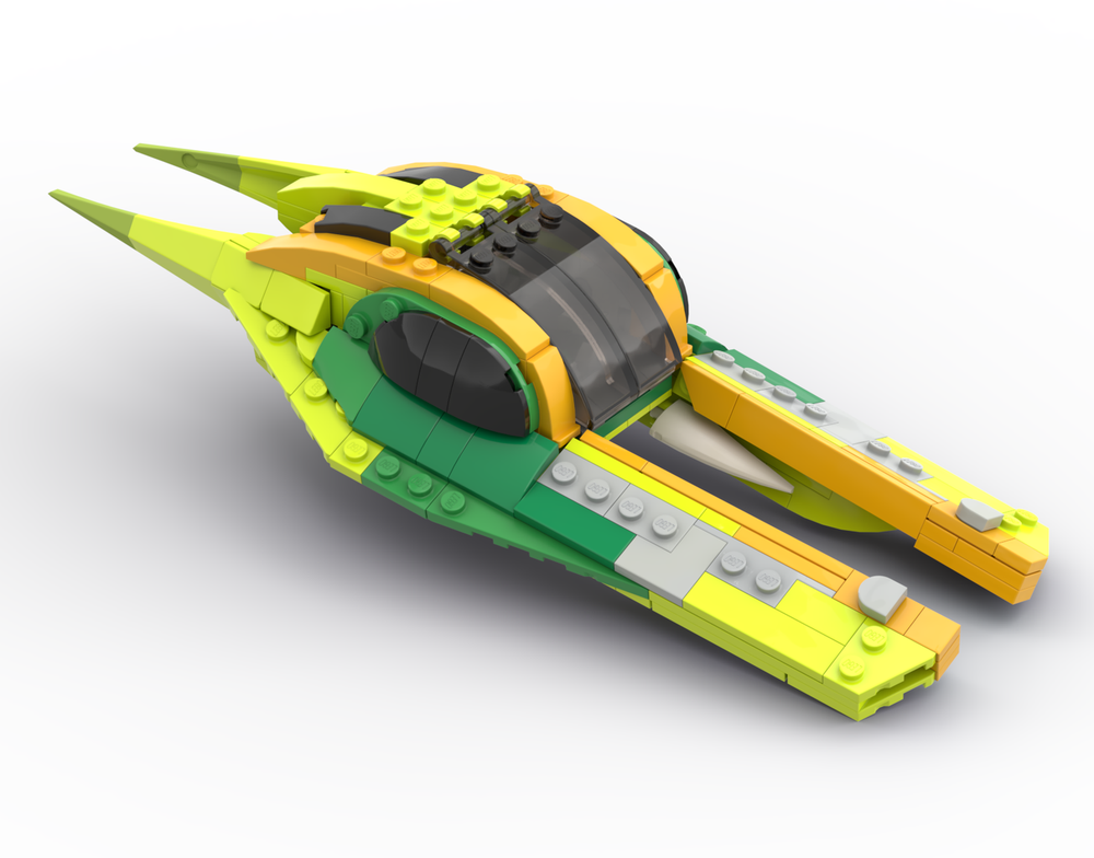 Lego Green Bounty Hunter Speeder - Bounty Hunter Pursuit