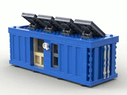 Shipping container cafe