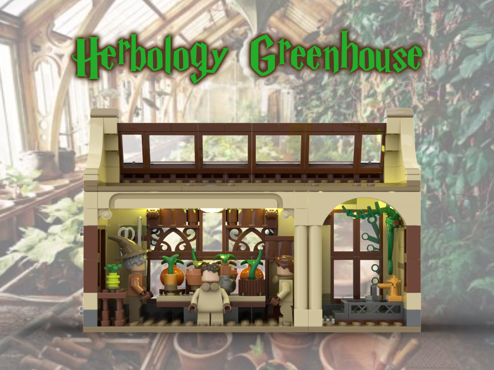 Lego Hogw*rts: Herbology Greenhouse (Modular)