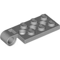 Hinge Plate 2 x 4 with Pin Hole with 3 Holes - Top
