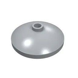 Dish 3 x 3 Inverted [Radar] / Light Bluish Gray