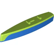 Boat / Pontoon 36 x 7 x 7 with Blue Bottom / Lime