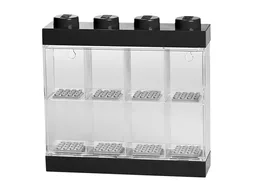 Minifigure Display Case 8 (Black)