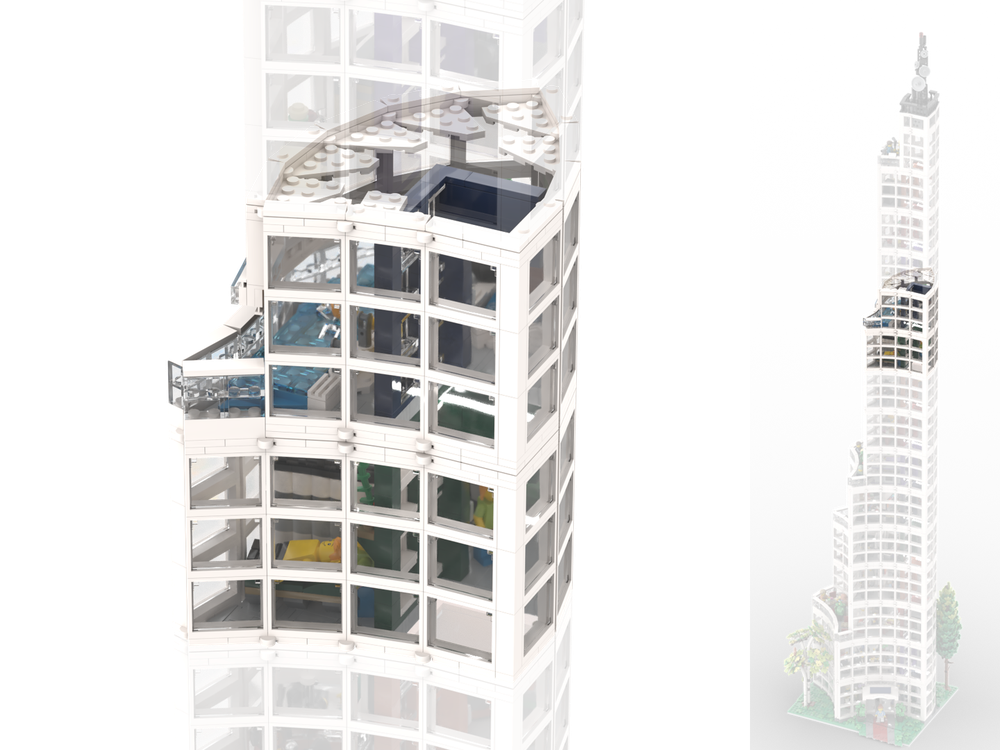 Lego Brickman Tower: Physio Therapy & Swimming Hall (7⁄9)