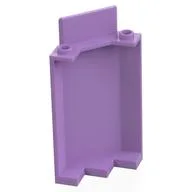 Panel 3 x 3 x 6 Corner Wall without Bottom Indentations / Medium Lavender