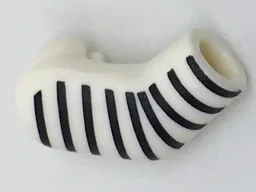 Arm, Right with 9 Black Stripes Pattern