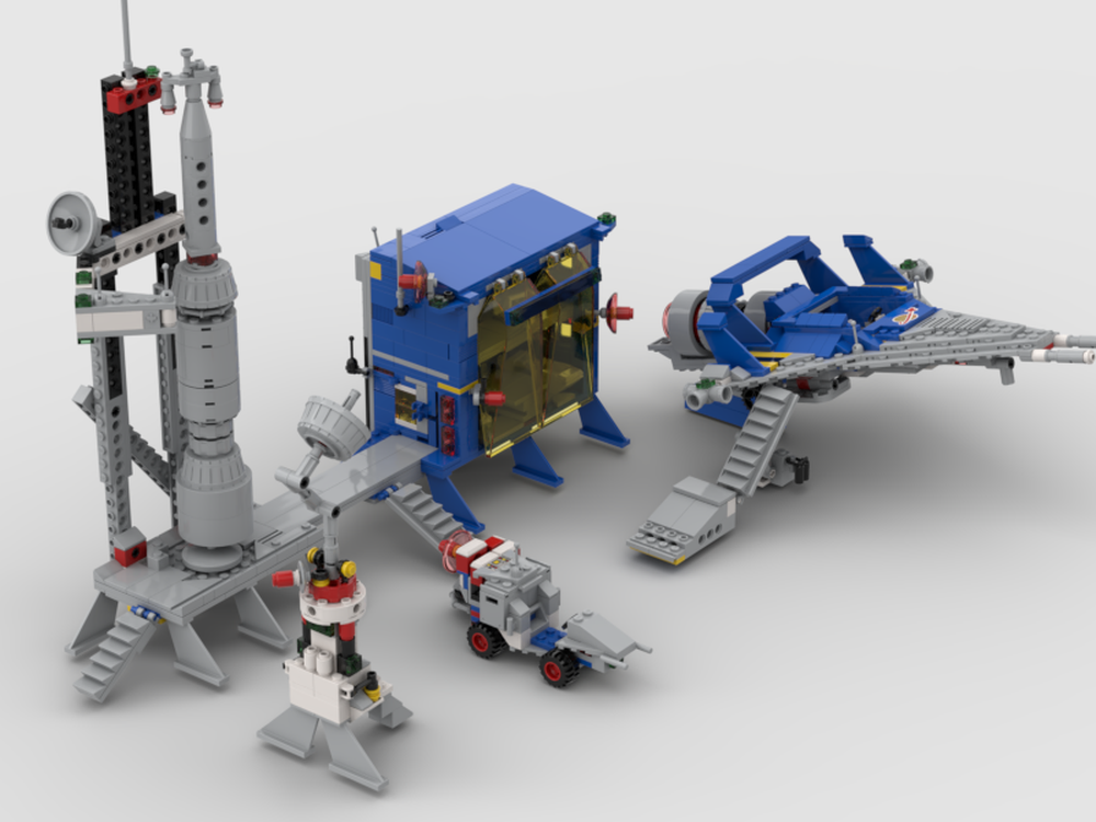 Lego Space base station alternative 10497