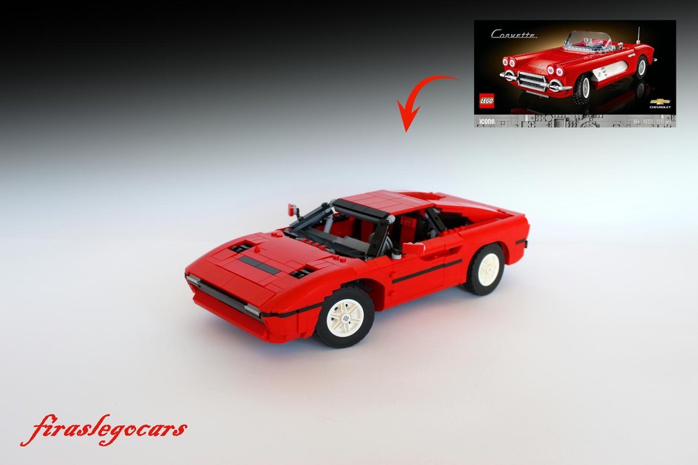 Lego 10321 Ferari 308 GTS inspired supercar