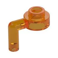 Plate Special Round 1 x 1 with Vertical Bar / Trans-Orange
