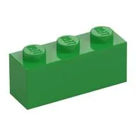 Brick 1 x 3 / Bright Green