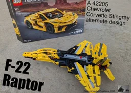 F-22 Raptor (42205 Chevrolet Corvette Stingray)