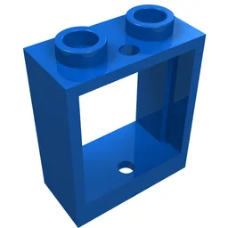 Window 1 x 2 x 2 Flat Front / Blue