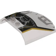 Windscreen 6 x 6 x 1 1/3 with Lamborghini 'Roger Dubuis' Print / Trans-Brown