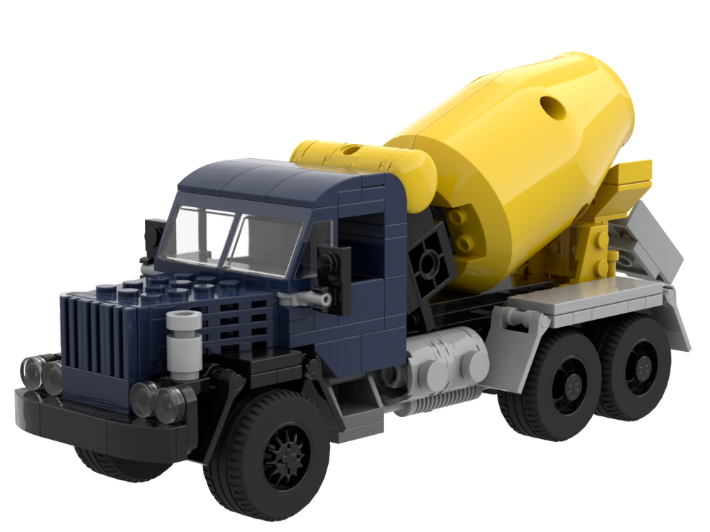 Lego Magirus-Deutz Concrete mixer Playable