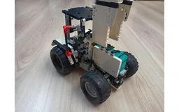 Autonomous tractor + mechanical harrow