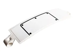 Technic, Panel Curved 3 x 13 with 5 Black Dots and Access Hatch Line on White Background Pattern (Sticker) - Set 42096