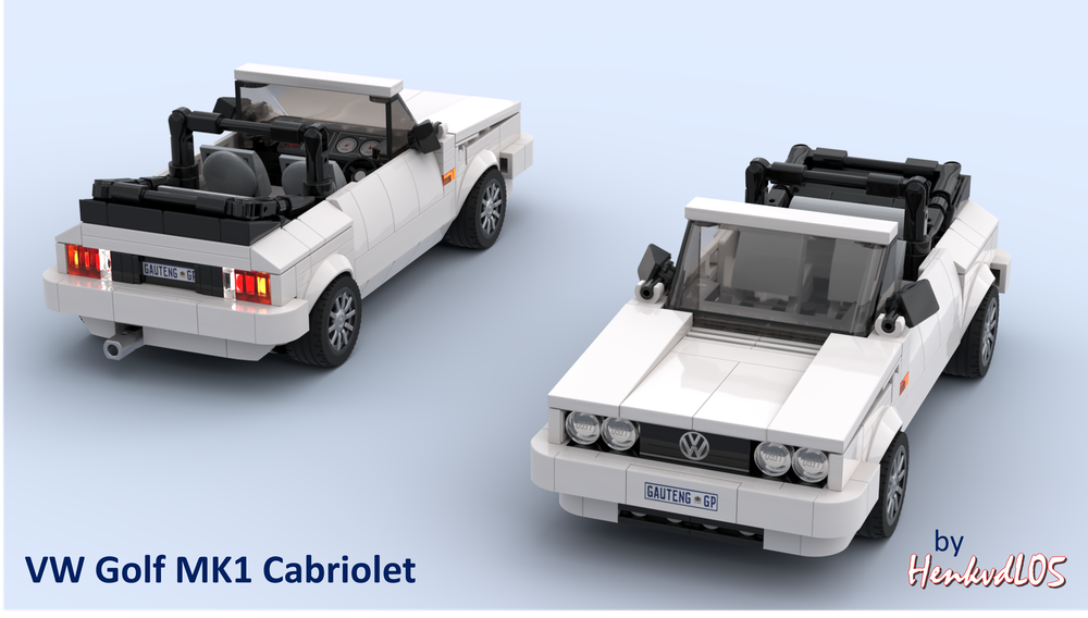 Lego MOCturnal VW Golf MK1 Cabriolet (Rabbit / Clipper)