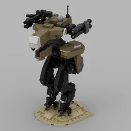 Lego Gekko from Metal Gear Solid