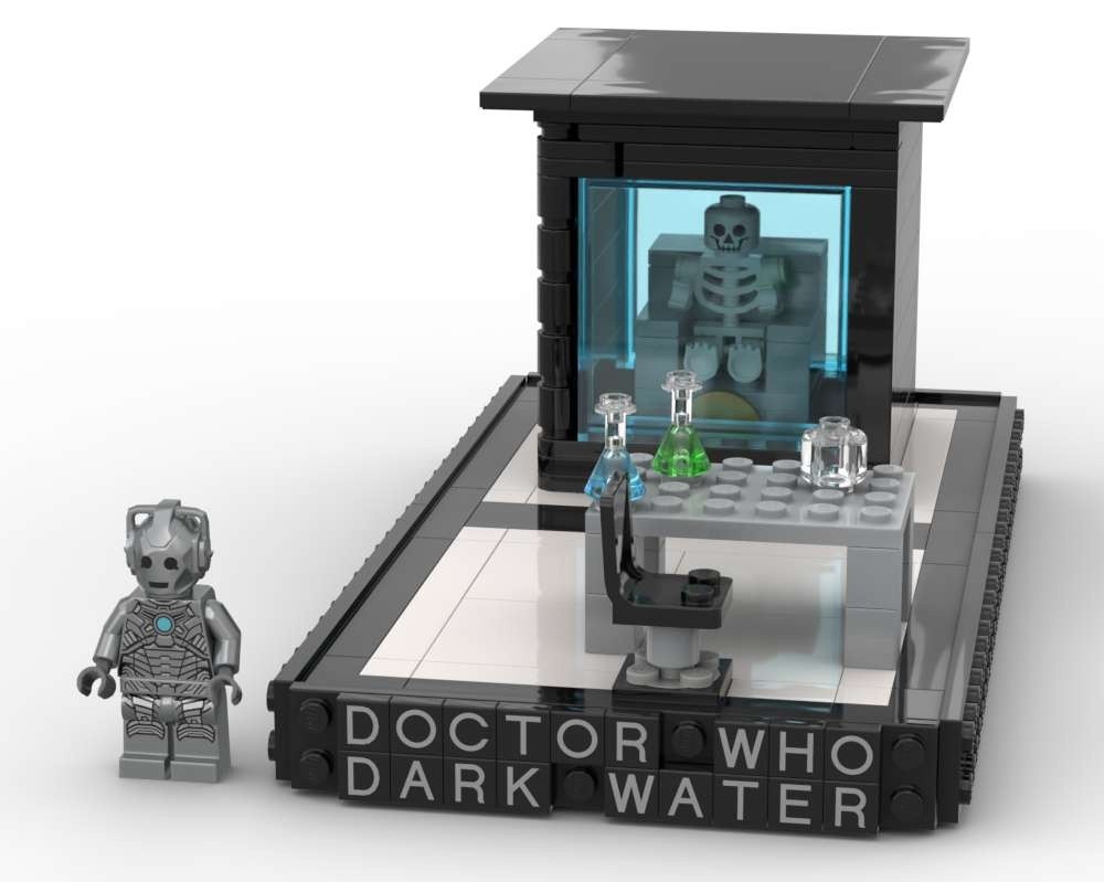 Lego Doctor Who Dark Water Tank Diorama